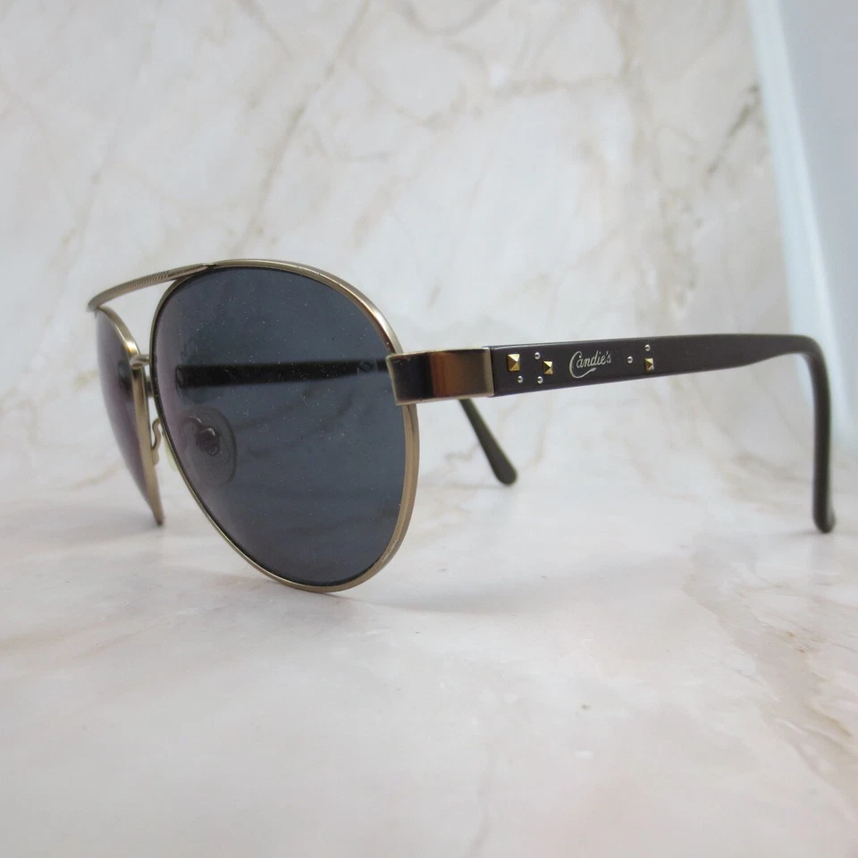 Gafas de sol Candie's marco para hombre mate gris metalizado borde completo aviador 59-12-135 Foto 2 de 4