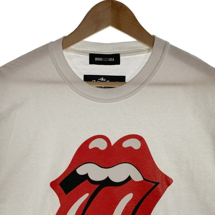 WIND AND SEA The Rolling Stones Tonque & Lips S Tee Tan Lip WIND AND SEA The Rolling Stones Tonque & Lips S Tee Tan Lip