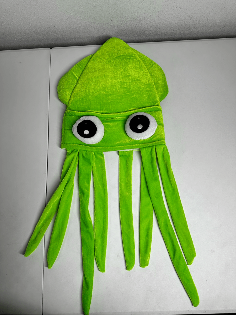 Nintendo Promo Splatoon Inkling Squid Hat Cap GameStop Green Size
