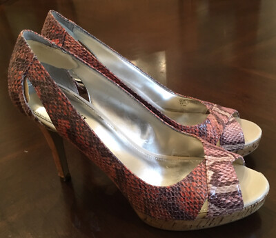 Alfani Womens Platform Shoes Alfani WN SZ Animal Print Platform Hi