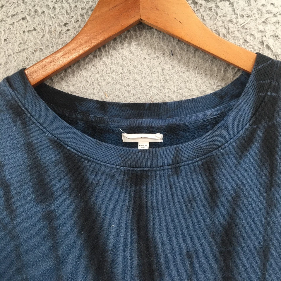 Sundry For Evereve Tiedye Sweatshirt Womens 2 Multicolor Blue Cotton Pullover - Image 3 of 4