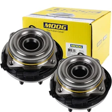 4WD MOOG Front Wheel Hub Bearing Set For 11-16 Ford F-250 F-350 Super Duty 8Lugs