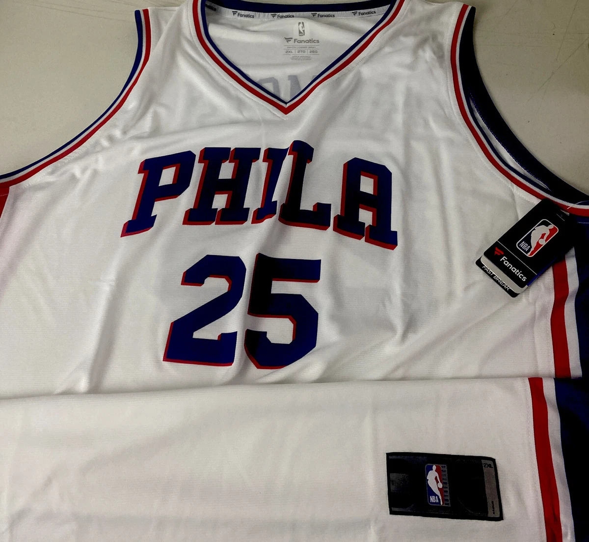 Philadelphia 76ERS Jersey NEW Fastbreak Ben Simmons #25 PHILA