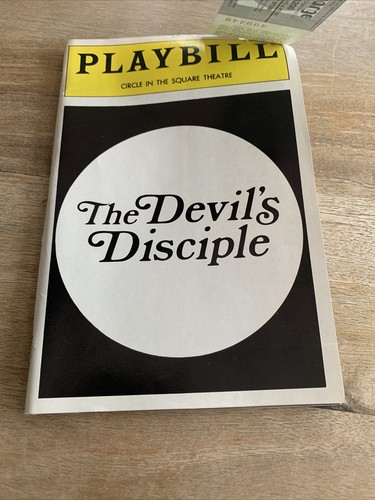 The Devil's Disciple New York Playbill con talones de boletos originales 1988 Circle NYC - Imagen 3 de 5