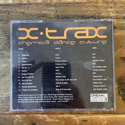 X - Trac CHEMICAL DANCE CULTURE CD - DJ Fury - DREAM | eBay UK