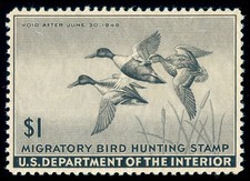 MOMEN: US STAMPS #RW12 MINT OG NH DUCK XF