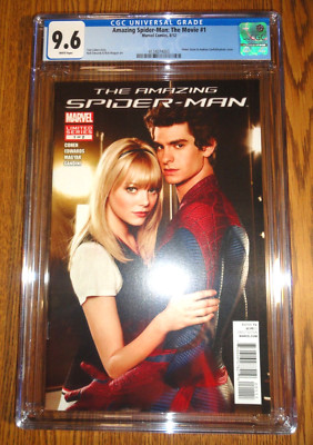 Amazing Spider-Man Film #1 Foto Cover CGC 9.6 NM+ Garfield & Emma Stone Marvel