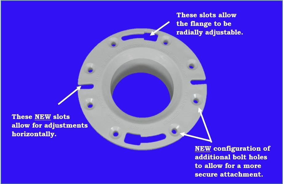 Plastic Oddities New DesignToilet Flange 3" x 4" Pipe Fit eBay
