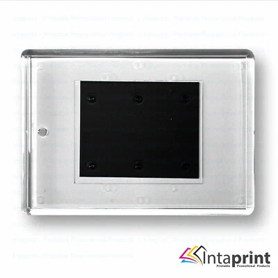 Blank Jumbo Fridge Magnet Acrylic Clear JM-02 Personalise DIY Photo - 90 x 60mm