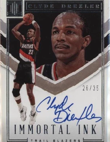 2022-23 Panini Impeccable - Clyde Drexler #II-CDX
