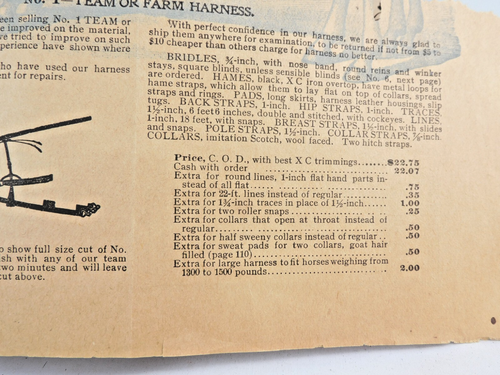 Antique Carriage Catalog 1897 Elkhart IN Carriage And Harness Mfg Illus w Prices - Picture 15 of 20