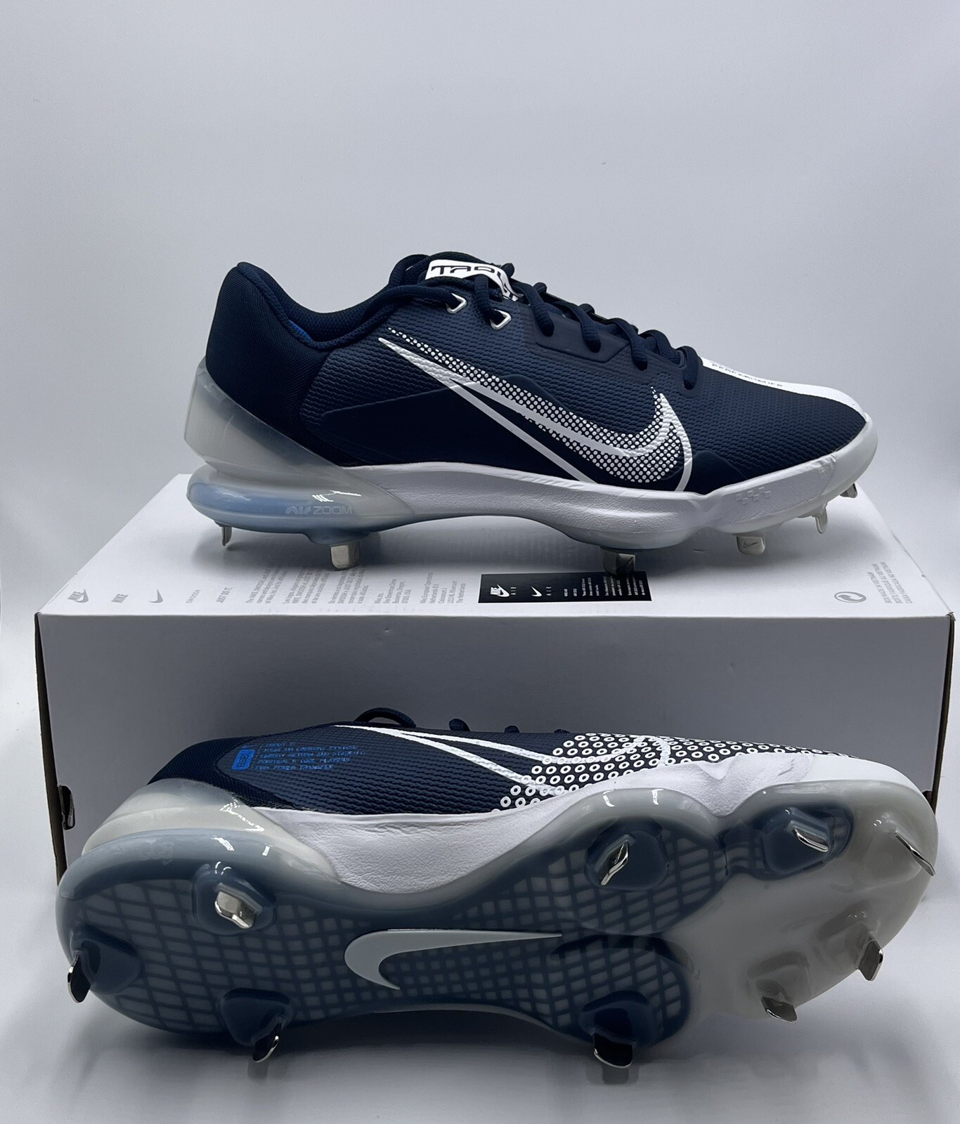 Nike Force Zoom Trout 7 Pro Metal Cleats Baseball Men Blue 