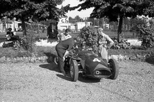 Archie Scottbrown In His Connaught Monza Italy 1956 Old Motor Racing Photo