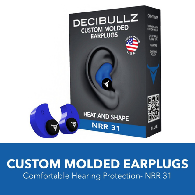 Custom Molded Earplugs Hearing Shooting Noise Protection Munite Fit Ear