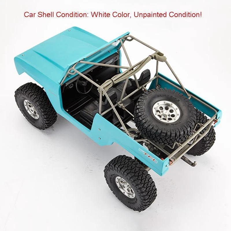 TFL RC 1/10 Scale SCX10 Crawler NOT Painting Shell Metal Chassis Model Cars 4WD - Image 4 of 4