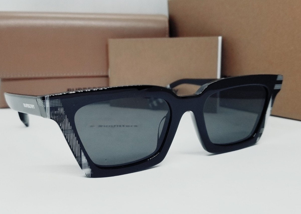 BURBERRY black-white check/grey BRIAR BE4392U 405187 52 BURBERRY black-white check/grey BRIAR BE4392U 405187 52