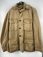 Barbour Gold Standard Supa-Commander Jacket Mens Light Brown Size XL
