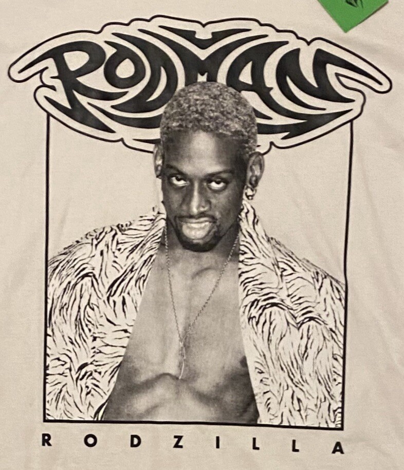 NBA HOF Dennis Rodman Rodzilla x Bershka Graphic print Tee t-shirt