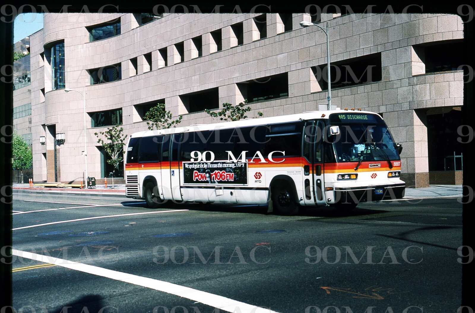 SCRTD-RTD GM RTS BUS #8887. Los Angeles (CA). Original Slide 1987. | eBay