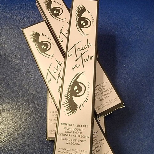 4 Four Sets KRISTOFER BUCKLE - Stunt Double Dual Ended Mascara eyeliner set - Picture 5 of 9