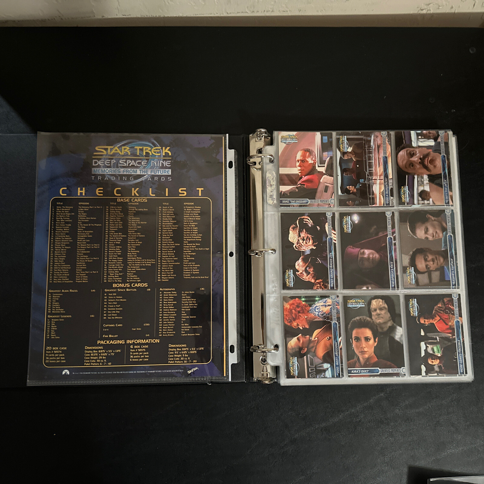 1999 Star Trek Deep Space Nine Memories from the Future DS9 Complete Master Set - Picture 2 of 24