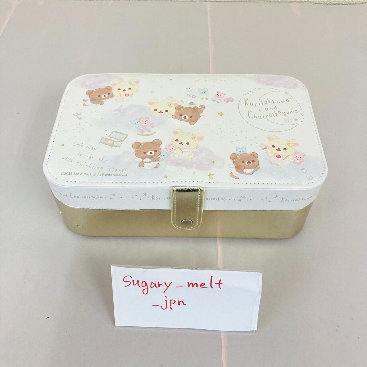 San-X Rilakkuma Korilakkuma Chairoikoguma Jewelry Box Accessory