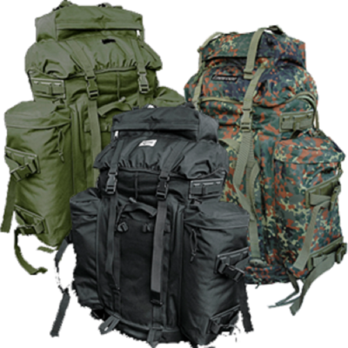 BW Bundeswehr mountain hunters backpack mountain backpack mountain backpack KSK black - Picture 1 of 1
