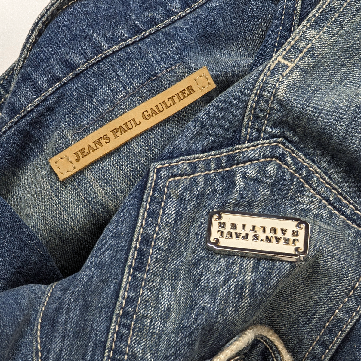 Jean Paul Gaultier Vintage Men's Denim Jacket Y2K 80s 90`s Jean Paul Gaultier Vintage Men's Denim Jacket Y2K 80s 90`s