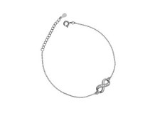 Silver Bracelet with Infinity - Silver 925