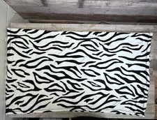 Zebra Warm Cozy Super Soft Comfort Fleece Throw Blanket 50x60" Black White