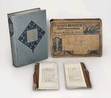 Ben Hur Wallace Memorial Edition 1900 Sears Roebuck Harper Bros w/ Original Box