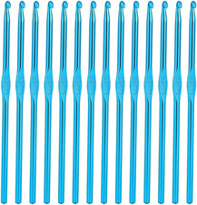 Aluminum Crochet Hook 5.0Mm Knitting Needles Craft Yarn, US Size H Size 8 Croche