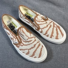 Vans Slip-On Men's 8.5 Women's 10 VR3 SF Tiger Shell Ecocush Skateboard Shoes