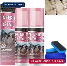 2pcs 2026 Upgrade Car Interior Cleaner Spray Dashboard Polish