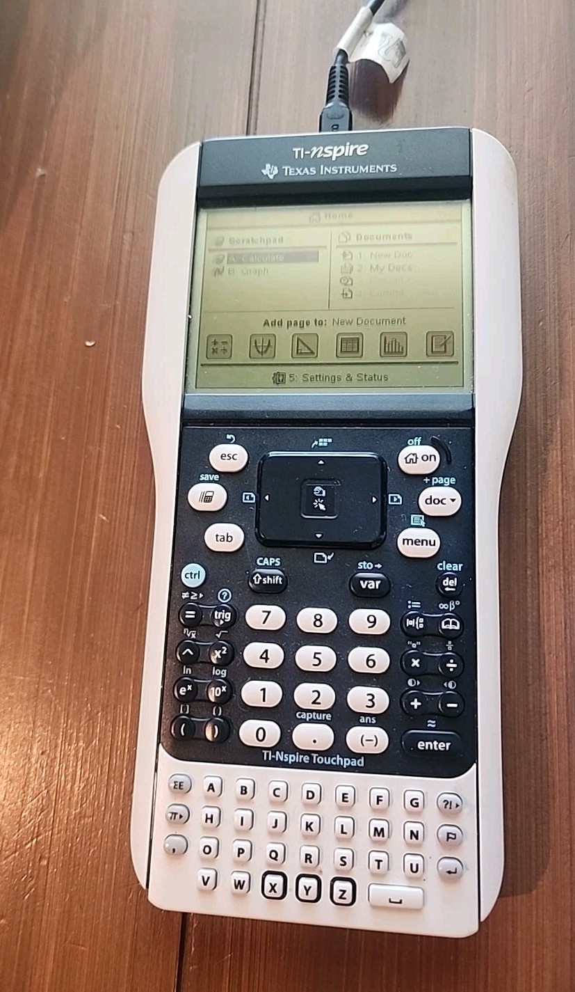 TI-nspire Touchpad Graphing Calculator with Cover and Detachable Keyboard