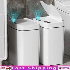 Automatic Motion Sensor Trash Can Odor Seal Waterproof Bathroom Kitchen Office