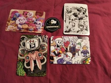 Fangamer Artist Series Undertale Print sticker lot Sans Papyrus Frisk Undyne Art