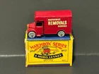 Matchbox Lesney #17A-1 - 1956 Bedford Removals Van MW Maroon w/ Original B Box