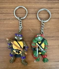 1988 TMNT Raphael & Donatello Keychains Vintage Figure Toy 80s Lot Ninja Turtles