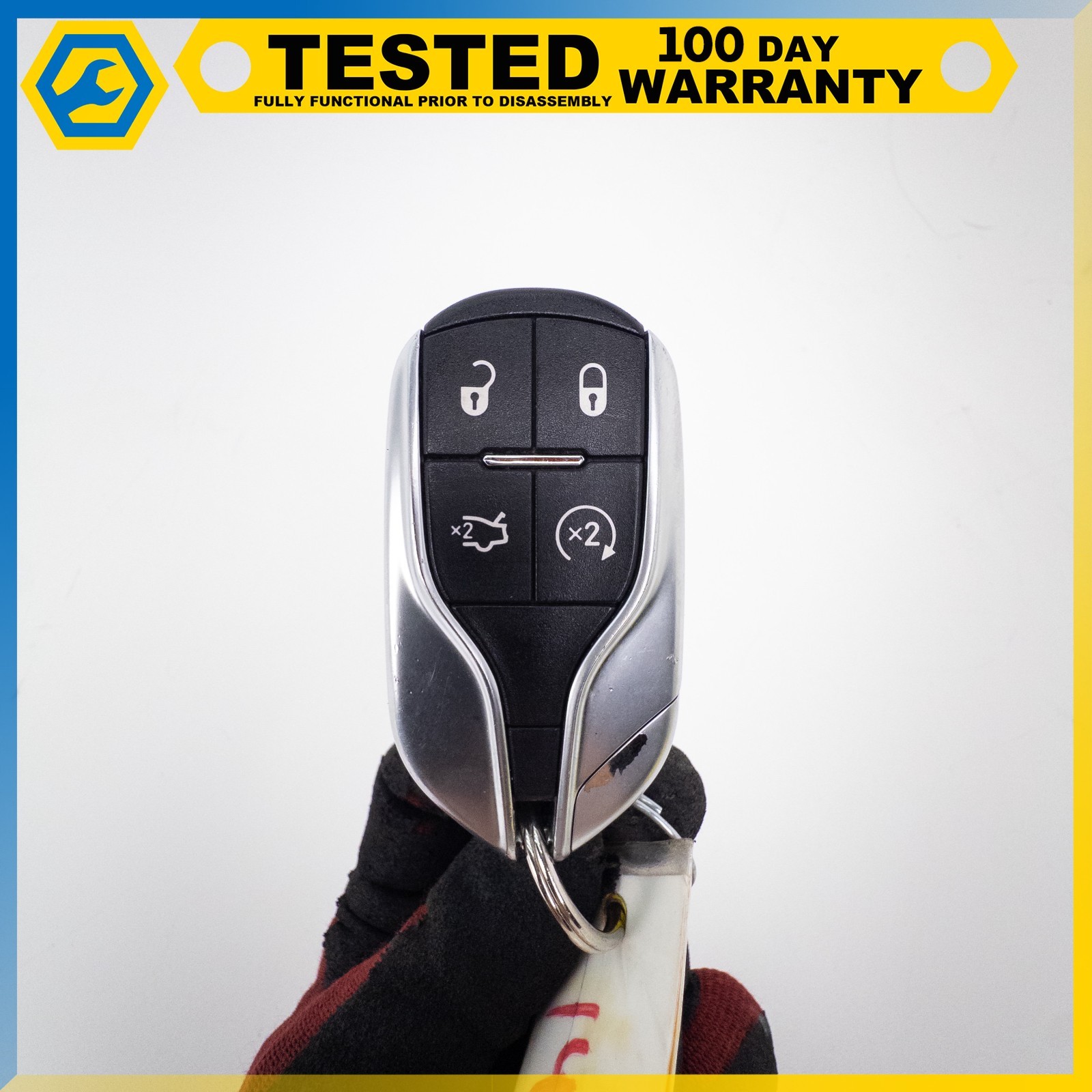 14-19 MASERATI QUATTROPORTE GHIBLI KEY FOB ENTRY REMOTE LOCK START SWITCH OEM