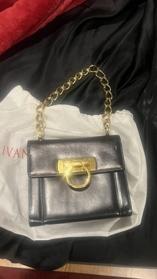 FLASH SALE Vintage Salvatore Ferragamo mini chain bag black