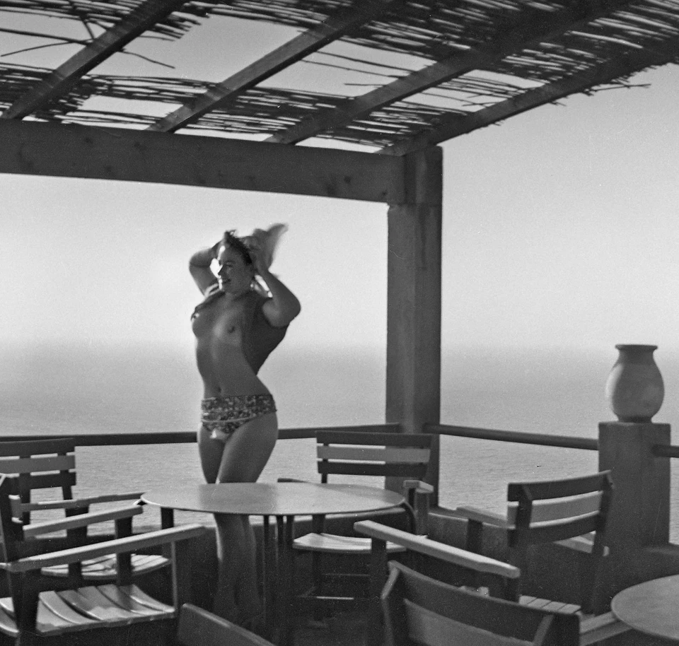 Serge DE SAZO Naturisme 50’s Négatif original Panoramique 6x19 cm film 120 - Photo 4/4