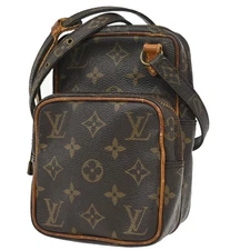 LOUIS VUITTON Mini Amazon Shoulder Bag Monogram Leather Brown M45238 32CA276