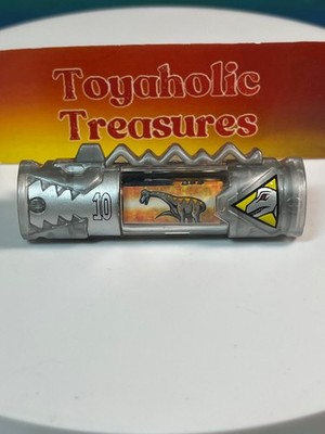 Lot Power Rangers Dino Charge : 10 Figurines Dont Tyrannosaure Et Styracosaure