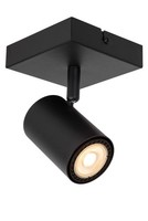Deckenspot Schwarz Schwenkbar Drehbar B:10 Cm GU10 Deckenleuchte Wohnzimmer