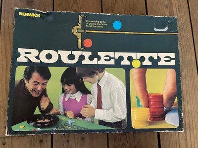 Vintage Roulette, Berwick Spiel, verpackt & komplett 70er Jahre Spaß 