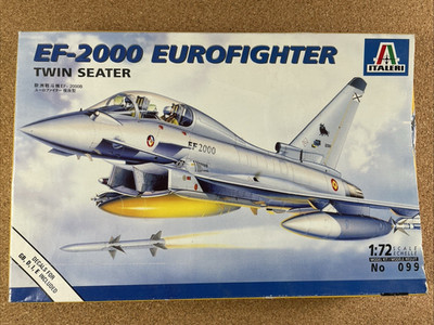EF-200 Eurofighter Twin Seater - Italeri 1/72 Scale Unassembled Kit#099