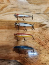 Vintage Topwater Lure Lot Of (4) Mirro Lure Bass