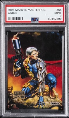 美品　WARRIORS フルスーツ ネオプレン　5ミリ 1996 MARVEL MASTERPIECES #55 CABLE PSA 9 | eBay