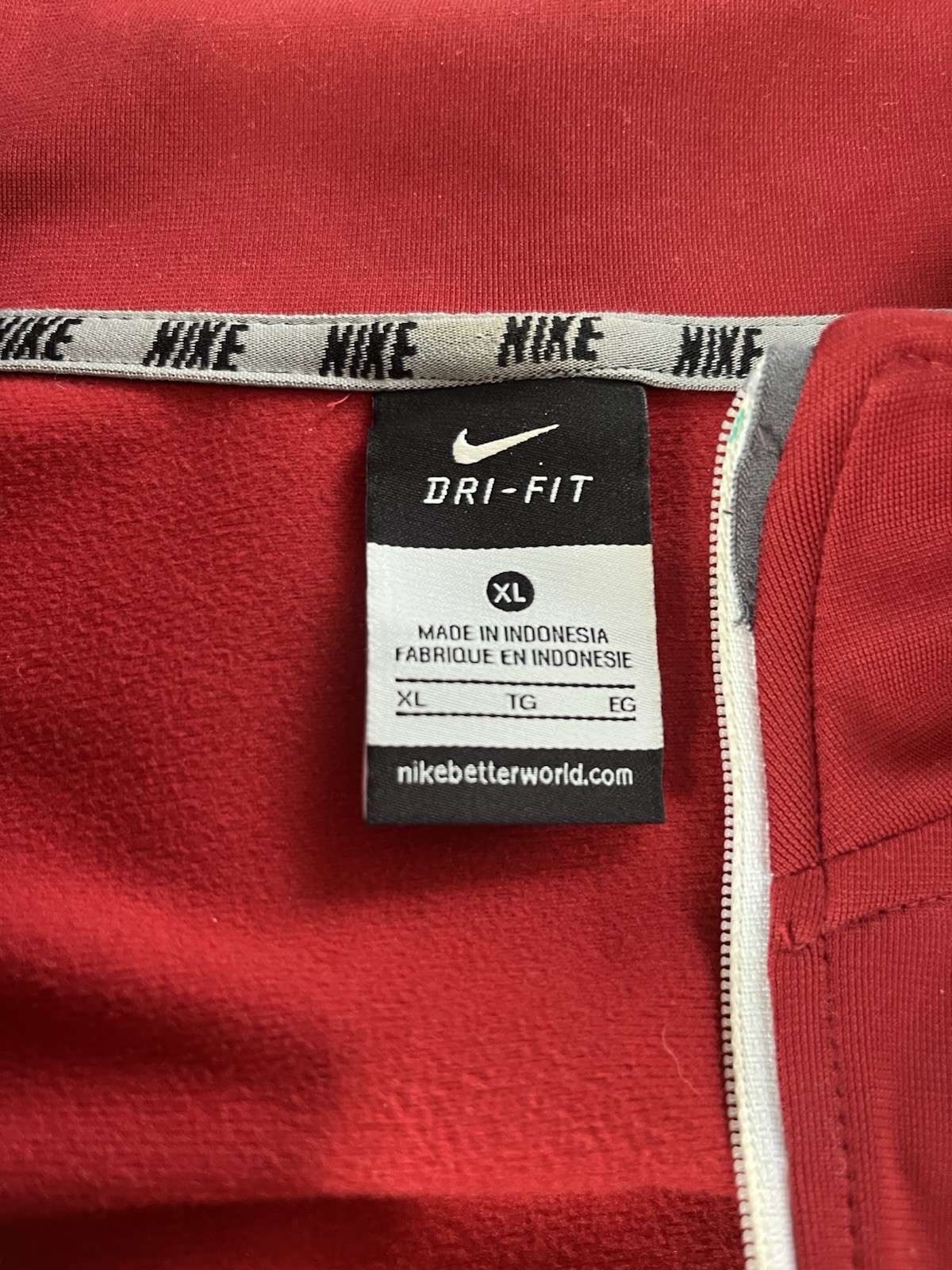 Men’s Nike Dri Fit Alabama Crimson Tide Sideline Jacket, Full Zip, Size Xl thumbnail 2